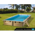 Piscine bois linéa 6, 50 x 3, 50 x 1, 40 m - liner bleu - ubbink Piscine bois linéa 6, 50 x 3, 50 x 1, 40 m - liner bleu - ubbink