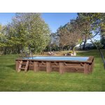 Piscine bois mango 6, 18 x 3, 20 x 1, 33 m - gr