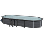 Piscine composite avant - garde ovale 8, 04 x 3, 86 x 1, 24 m - gré Piscine composite avant - garde ovale 8, 04 x 3, 86 x 1, 24 m - gré