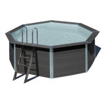 Piscine composite avant - garde ronde 4, 10 x 1, 24 m - gré Piscine composite avant - garde ronde 4, 10 x 1, 24 m - gré