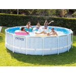 Piscine tubulaire chevron ronde 4, 88 x 1, 22 m - intex