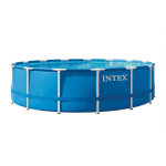 Piscine tubulaire metal frame ronde 4, 57 x 1, 22 m - intex