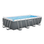 Piscine tubulaire power steel rectangulaire 5, 49 x 2, 74 x 1, 22 m - bestway
