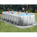 Piscine tubulaire prism frame ovale 6, 10 x 3, 05 x 1, 22 m - intex