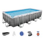 Piscine tubulaire rectangulaire power steel 5, 49 x 2, 74 x 1, 22 m - bestway Piscine tubulaire rectangulaire power steel 5, 49 x 2, 74 x 1, 22 m - bestway