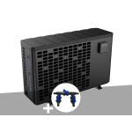 Pompe  chaleur 12 kw full inverter vsn - 12 + kit by - pass  32 / 38 / 50 mm - aquasphere
