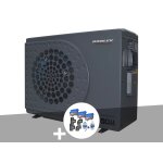 Pompe  chaleur 20, 10 kw poolex jetline selection fi 210 + kit by - pass  50 mm