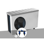 Pompe à chaleur 5 kw fsp - 05 + kit by - pass Ø 32 / 38 / 50 mm - aquasphere Pompe à chaleur 5 kw fsp - 05 + kit by - pass Ø 32 / 38 / 50 mm - aquasphere