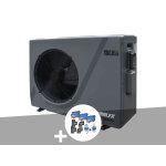 Pompe  chaleur 7, 10 kw poolex silverline fi 70 + kit by - pass  50 mm