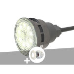 Projecteur led mini - brio + 6w blanc mini + m6 + traverse de paroi blanche piscine liner - ccei