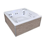 Spa acrylique square 5 places - netspa