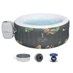 Spa gonflable lay - z - spa aruba rond airjet 2 / 3 places - bestway