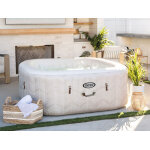 Spa gonflable purespa chevron carr� bulles 4 places - intex