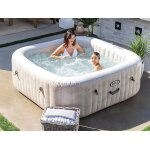 Spa gonflable purespa chevron carré bulles 6 places - intex Spa gonflable purespa chevron carré bulles 6 places - intex