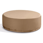 Spa gonflable purespa sahara rond bulles 4 places + couverture thermique - intex