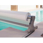 Volet de piscine hors - sol marquise sur rail 6, 00 x 3, 00 m - sofatec