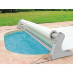 Volet de piscine hors - sol marquise sur rail 7, 00 x 3, 50 m - sofatec