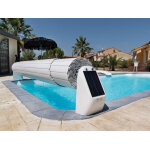 Volet de piscine hors - sol open solar energy 6, 00 x 3, 00 m - abriblue