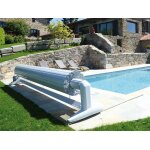 Volet de piscine hors - sol open surf system filaire 10, 00 x 5, 00 m - abriblue