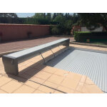 Volet de piscine hors - sol prestige sur rail 6, 00 x 3, 00 m - sofatec