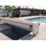 Volet de piscine hors - sol prestige sur rail solaire 8, 00 x 4, 00 m - sofatec