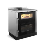 Cuisinière à bois la nordica verona xxl encastrable inox 7kw Cuisinière à bois la nordica verona xxl encastrable inox 7kw