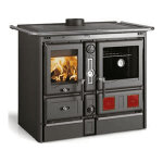 Cuisinire  bois la nordica termorosa xxl dsa 4. 0 noir anthracite