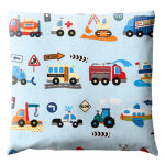 Stores - et - rideaux. com coussin b�b� klaxon bleu - coussin � motifs - enfants naifs - parfait pour ...