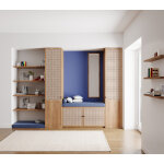 Coussin banquette intrieur coton uni