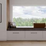 Coussin banquette int�rieur maill� chocolat