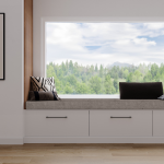 Coussin banquette int�rieur maill� taupe