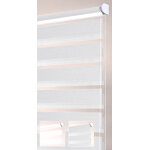 Stores enrouleurs duo aspect naturel