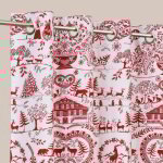 Rideaux de montagne chalet crème Rideaux de montagne chalet crème