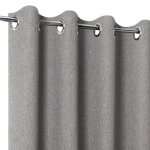 Stores - et - rideaux. com rideau occultant aspect flanelle gris - �l�gant - aspect flanelle pour une ...