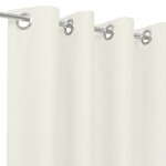Stores - et - rideaux. com rideaux tamisants unis blanc - finitions soign�es - intimit� pr�serv�e sans ...