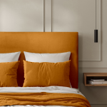 Stores - et - rideaux. com tte de lit classique lin moutarde