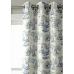 Stores - et - rideaux. com rideau toile de jouy bleu