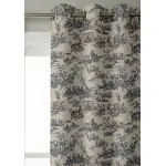 Stores - et - rideaux. com rideaux toile de jouy bleu encre - style classique intemporel - large gamme ...