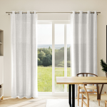 Voilages à motifs torsadé gris Voilages à motifs torsadé gris