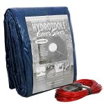 Couverture hiver - ovale - pour piscine 4, 57 m x 9, 14 m - garden leisure - bche hiver