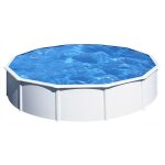 Piscine acier fidji - ronde -  4, 60 m x 1, 20 m - gre - piscine acier