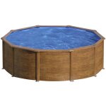 Piscine acier pacific - imitation bois - ronde - Ø 4, 60 m x 1, 20 m - gre - piscine acier Piscine acier pacific - imitation bois - ronde - Ø 4, 60 m x 1, 20 m - gre - piscine acier