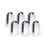 2 lots de 3 lampes balad carbone - fermob