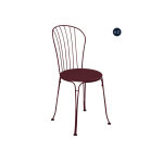 2 chaises de jardin en mtal opera + cerise noire - fermob