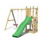 Aire de jeux funny 3 avec balanoire double - fungoo