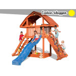 Aire de jeux giant - toboggan jaune - fungoo Aire de jeux giant - toboggan jaune - fungoo