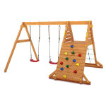 Aire de jeux spider king avec balanoire double - fungoo