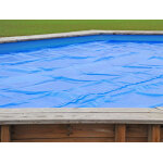 Bâche à bulles pour piscine bois octogonale vermela 6, 72 x 4, 72 m - gré Bâche à bulles pour piscine bois octogonale vermela 6, 72 x 4, 72 m - gré