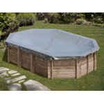 Bâche d'hivernage pour piscine bois octogonale bambu 5, 35 x 3, 35 m - gré Bâche d'hivernage pour piscine bois octogonale bambu 5, 35 x 3, 35 m - gré