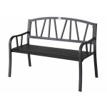 Banc de jardin en mtal alvernia - hespride